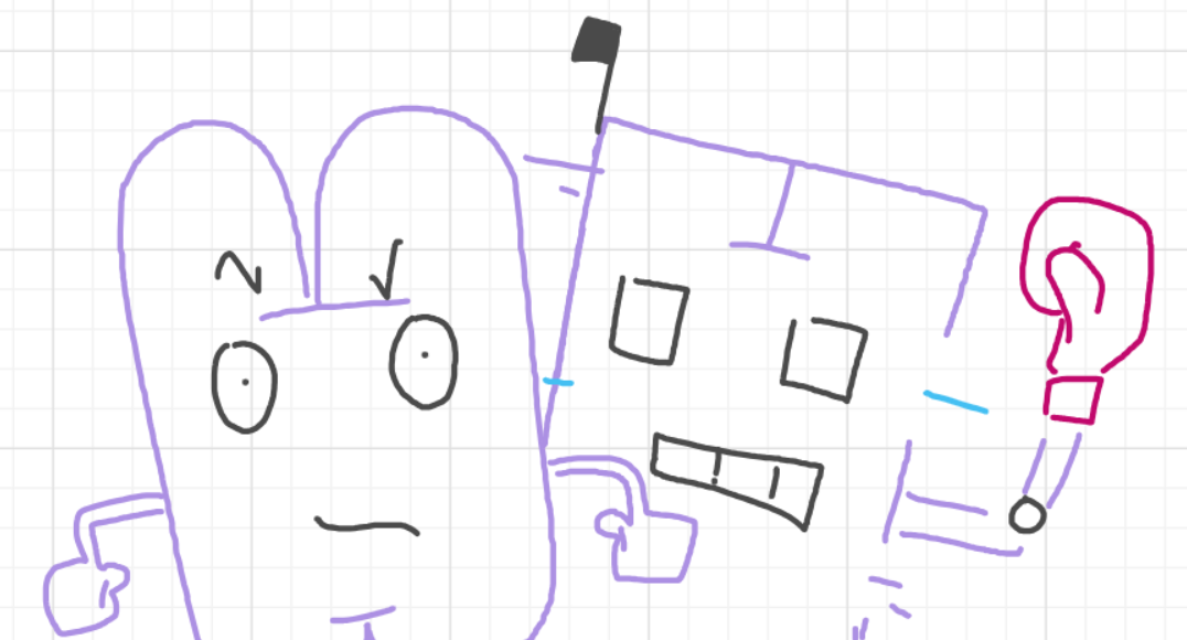 A panel from I've Been Everywhere, Man, episode nine of the Board Boards object show by Furretwalk/WalkingFurret.